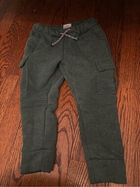 Appaman Olive Green Cargo Joggers with Drawstring